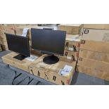 (4) Lenovo ThinkCentre TIO22 Gen3 Touch Screen Monitors