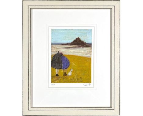 Sam Toft (British, b. 1964). St. Michael's Mount, Marazion, limited edition giclee print numbered 4/22, signed l.r., 24.5cm b