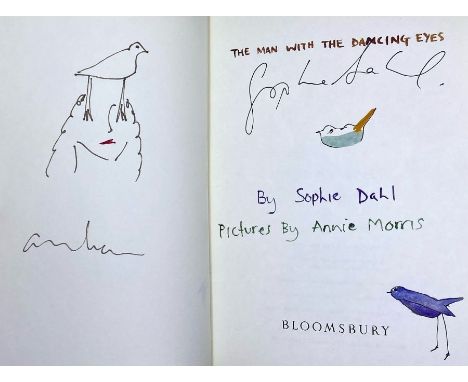 Dahl, Sophie; Annie Morris (Illust.). The Man with the Dancing Eyes, first edition, signed by the author &amp; the illustrato