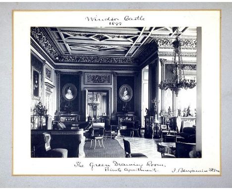 Photography. John Benjamin Stone (1838-1914). Windsor Castle, The Green Drawing Room, Private Apartments, 1899, platinum prin