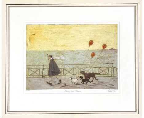 Sam Toft (British, b. 1964). Along the Prom, limited edition giclee print numbered 153/205, signed l.r., 32cm by 43cm, framed
