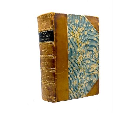 Dickens, Charles. The Posthumous Papers of the Pickwick Club, first edition, London: Chapman & Hall, 1837. Illustrated with 7