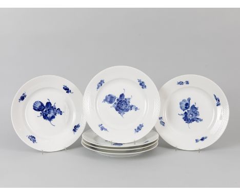 Large set of Royal Copenhagen Blue Flower braided crockery For