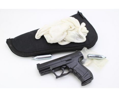 UMBREX .177 calibre Co2 powered air pistol in Anglo Arms gun case, complete with pellets.  In working order.
