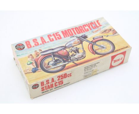 Airfix B.S.A. 250cc Star C15, Motorcycle Model Kit. Airfix products Limited 1975.  Box sealed