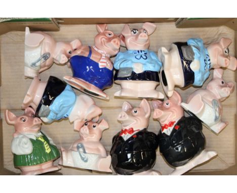 A collection of Wade Natwest pigs (10).  In good condition with no obvious damage or restoration.