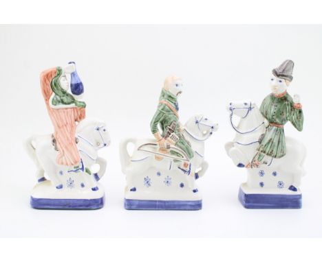 Rye Pottery 'The Canterbury Tales' Chaucer figures to include The Merchant, The Doctor of Physic and The Yeoman (3), 24cm tal