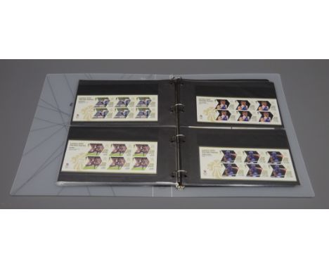 'London 2012 Team GB Gold Medal Winners' stamp collection, many first class in sets of six on the original card, includes som