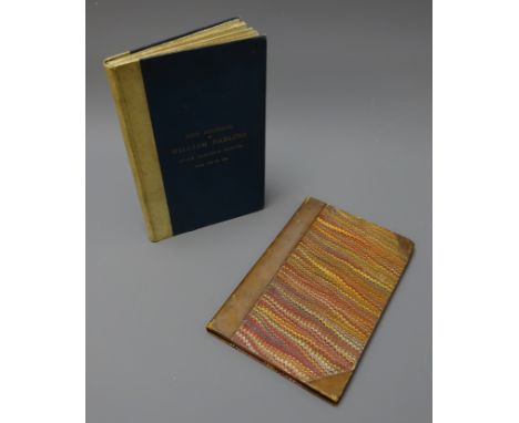 The Journal of William Darling, Grace Darling's Father. 1886; Original quarter vellum binding; and Gratiolet Pierre:Brachiopo