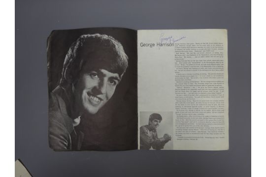 1960s autograph album containing signatures of pop groups,bands ...