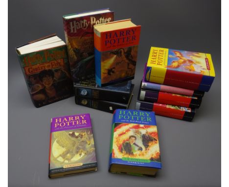 Rowling J.K.: Harry Potter and the Half Blood Prince. 2005. First edition, Order of the Phoenix. 2003. First edition, two Pri