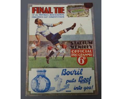 FA Cup Final programme, Arsenal v Newcastle United, 23rd April 1932