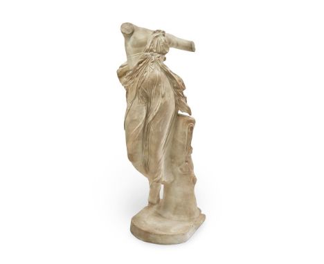 AN ITALIAN PLASTER SCULPTURE OF A CLASSICAL GREEK FEMALE TORSO  MID 20TH CENTURY The figure of a Dancing Female thought to be