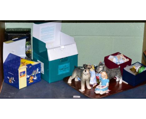 A small collection of Alice in Wonderland figures including Royal Doulton HN2158, Coalport, Alton, Royal Worcester 