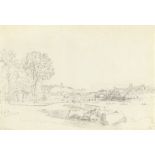 Thomas Ender. Ansicht von Florenz. Um 1819