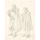 Gustav Heinrich Naeke. Zwei Pifferari, mit Dudelsack und Schalmei. 1819
