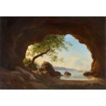 Georg Emil Libert. Felsengrotte auf Bornholm. Um 1840