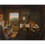 Erdmann Hummel. Verordnung der Quarantäne. Um 1850