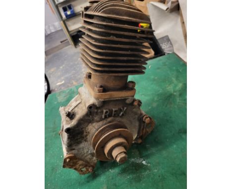 A veteran Rex motorcycle engine, serial number 235