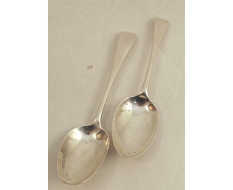 A Scottish provincial silver spoon, maker Robert Anderson of Inverness, 60g, length 8ins, together with another Scottish prov