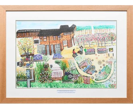 Rachel Smith-Ruffle (The Wonky Artist) (b.1974) and celebrity friendsHoratio's Garden South West - SalisburyWatercolour heigh