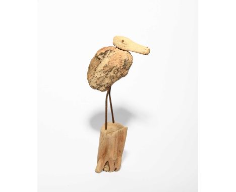 Sid Burnard (b.1948)Daddy Long Legs (2021)Driftwood and metal sculptureSigned Sid Burnard 7.9.21 on base45cm high
Horatio's G