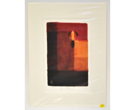 AFTER GOVINDER NAZRAN (1964-2008); a signed limited edition print titled 'Eric & Ernie', signed in pencil lower right, number