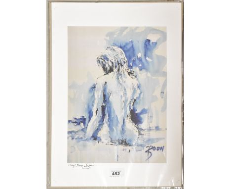 JOANNE BOON THOMAS (contemporary); a limited edition print, 'Adele', no.130/200, 33.5 x 25cm, unframed.