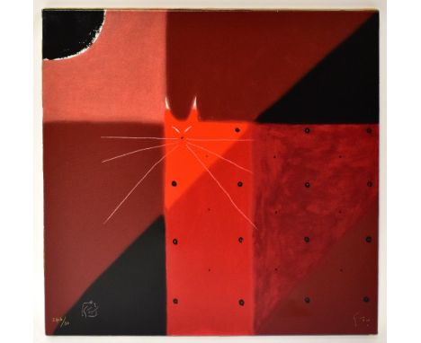 AFTER GOVINDER NAZRAN (1964-2008); a limited edition print on box canvas titled 'El Diabolo', signed in gold pen lower right,