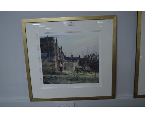 Signed Framed Print by J.W. Lines 