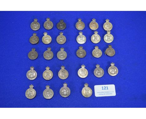 Sterling Silver Royal Army Reserve Lapel Badges, Birmingham 1913