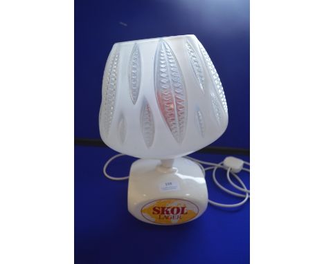 Vintage Skol Lager Advertising Lamp 