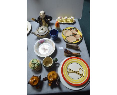 Pottery Items by Sylvac, Poole, etc. 