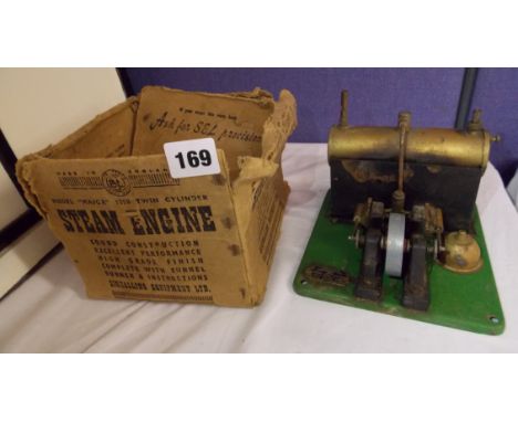 BOXED MAJOR 1550 TWIN CYLINDER STEAM ENGINE