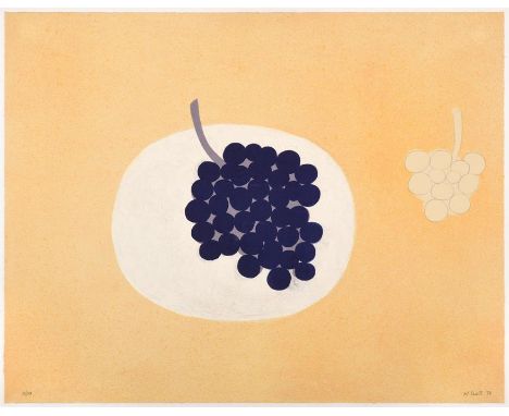 William Scott (1913-1989) ''Grapes'' Signed and dated (19)79, numbered 50/150, lithograph, 49.5cm by 64cm Sold together with 