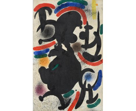 After Joan Miró (1893-1983) Spanish Lithograph VII, 1972 Signed and inscribed EA, lithograph, 48.5cm by 30.5cm Provenance: St