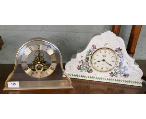 Portmeirion clock together with another 