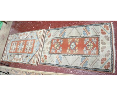 2 vintage rugs 