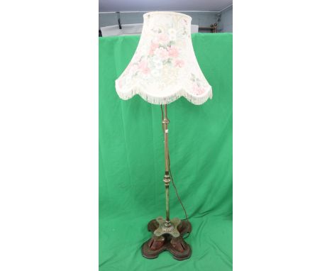 Unusual animal hoof adjustable standard lamp 