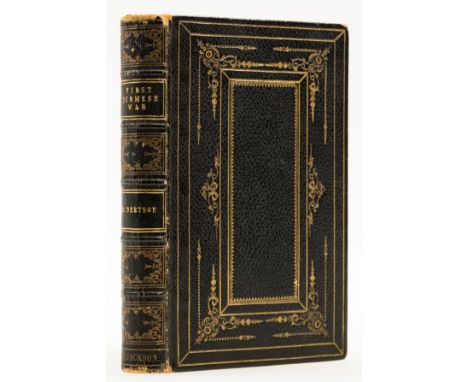 Myanmar.- Robertson (Thomas Campbell) Political Incidents of the First Burmese War, first edition, contemporary gift inscript