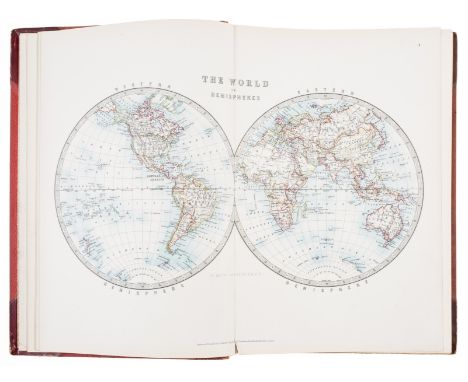 NO RESERVE Atlases.- Johnston (Alexander Keith) and G. H. Johnston. The Handy Royal Atlas of Modern Geography, folding map fr