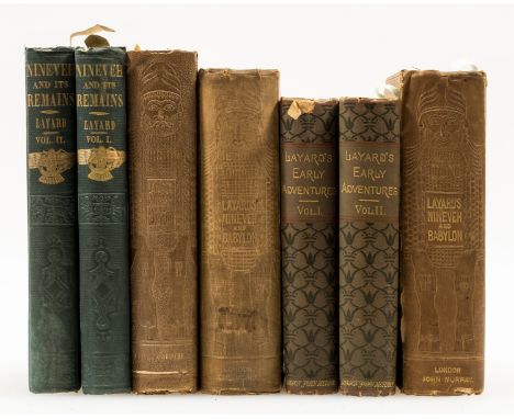 Middle East.- Layard (Austen H.) Early Adventures in Persia, Susiana, and Babylonia, 2 vol., first edition, half-titles, fron