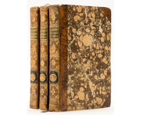 Voyages.- Lantier (E.F.) Voyages d'Antenor en Grèce et en Asie, 3 vol., first edition, half-titles, engraved frontispieces, o