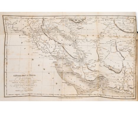 Middle East.- Buckingham (James Silk) Travels in Assyria, Media, and Persia, 2 vol., second edition, folding map frontispiece
