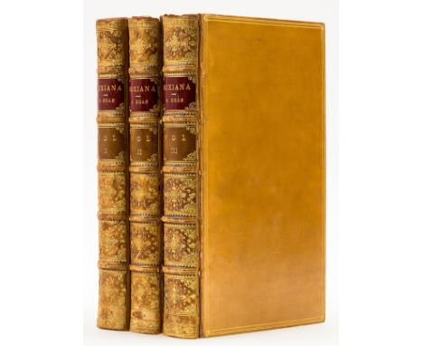 Egan (Pierce) Boxiana; or, Sketches of [Ancient and] Modern Pugilism, 3 vol., engraved frontispieces and additional titles, 3