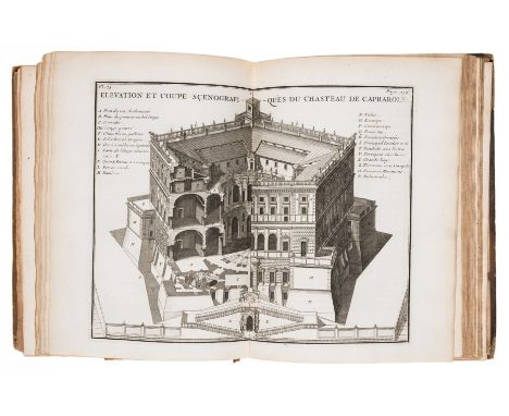 Architecture.- Aviler (Augustin Charles d') Cours d'Architecture [- Explication des Termes d'Architecture], 2 vol., engraved 