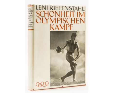 Riefenstahl (Leni) Schonheit im Olympischen Kampf, second printing, photographic illustrations, some very light spotting, ori