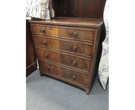A 19th century mahogany commode chest with dummy drawers to the front, 71 x 68 x 45cm  