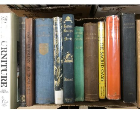 Books - antiques and collecting, including 'Chats' series, some architectural interest including churches  
