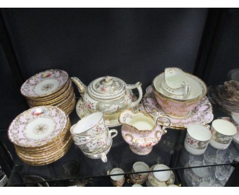 A Bloor Derby part tea and coffee service and a Copeland & Garrett tea and coffee service  